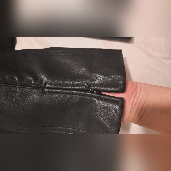 D&G Dolce & Gabbana Black Leather Trim Riding Pants size 42, waist 14" hips 18" - Picture 13 of 16